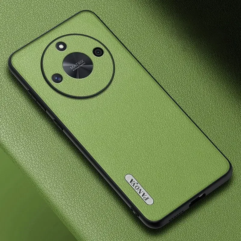 Luxury-Leather-Case-For-Realme-11-Pro-Plus-Back-Cover-Matte-Silicone ...