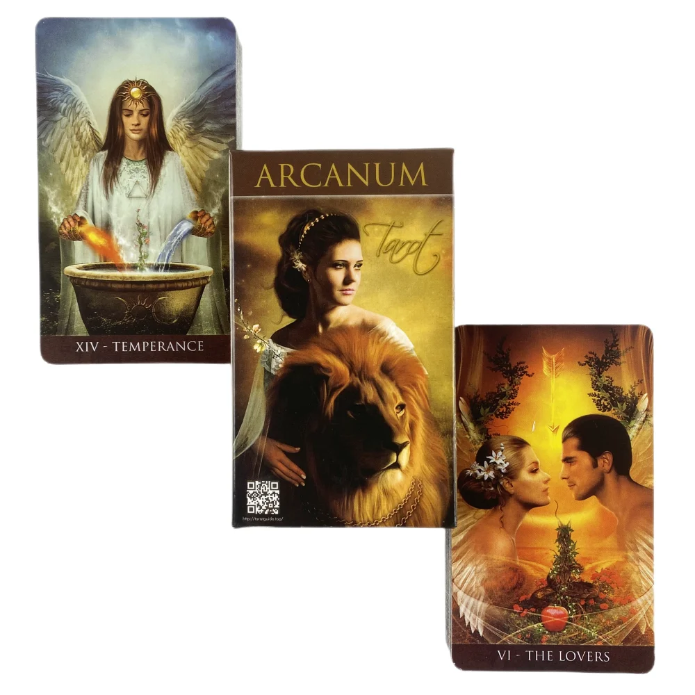 High Quality Arcanum Tarot Cards Family Holiday Party Playing Cards Deck Tarot Card Board Games new tarot decks cards board games english for family party playing card game entertainment