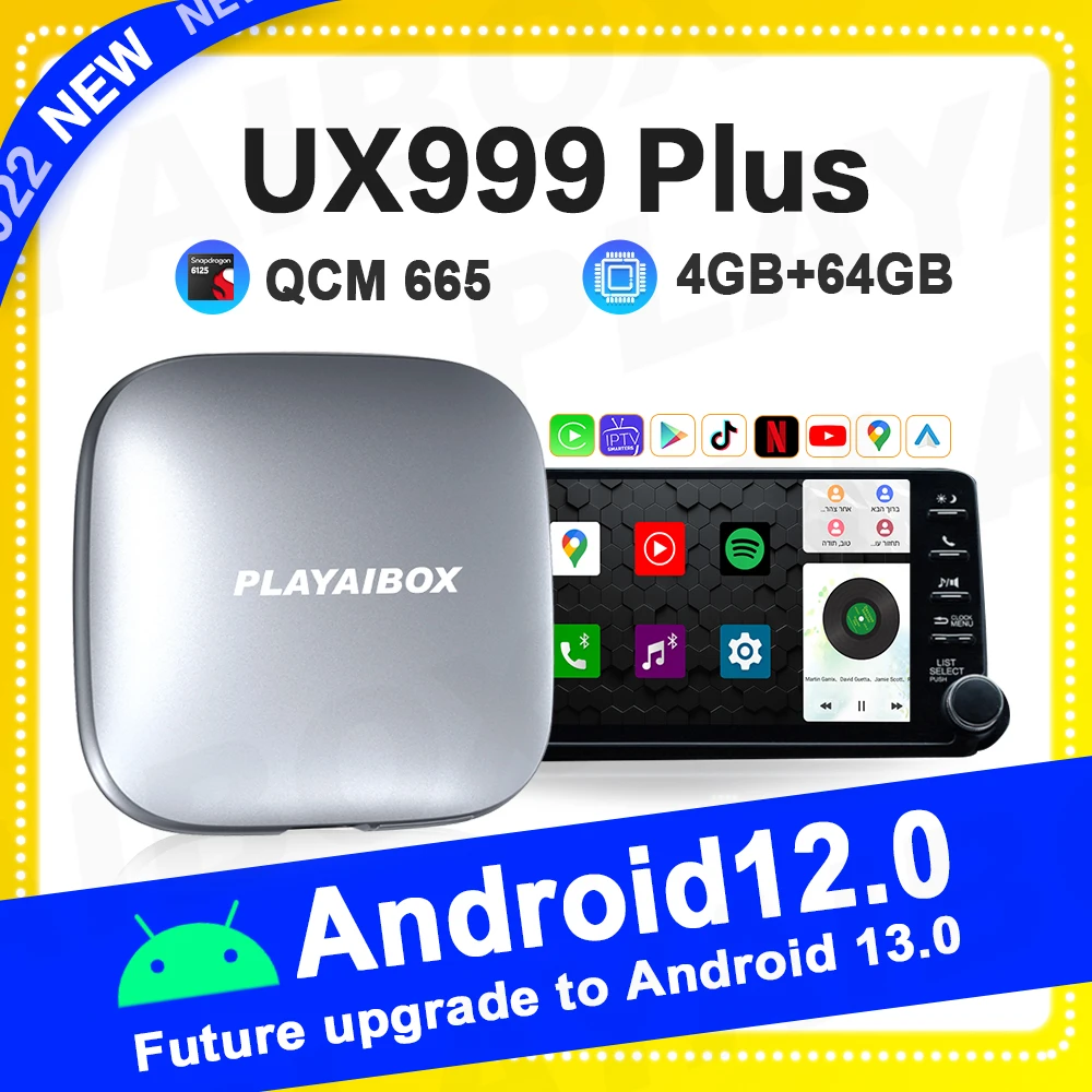 Android Tv Box Android 12.0 System 2022 Netflix Spotify Wireless