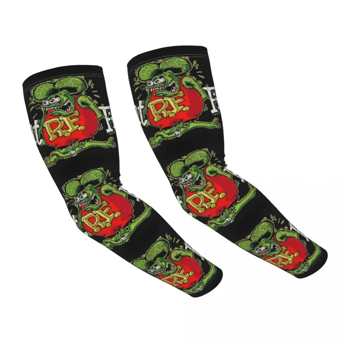 

Cooling Rat Fink Animation Anime Cartoon Arm Sleeves Women Men Sports Compression Tattoo Cover Up for Football