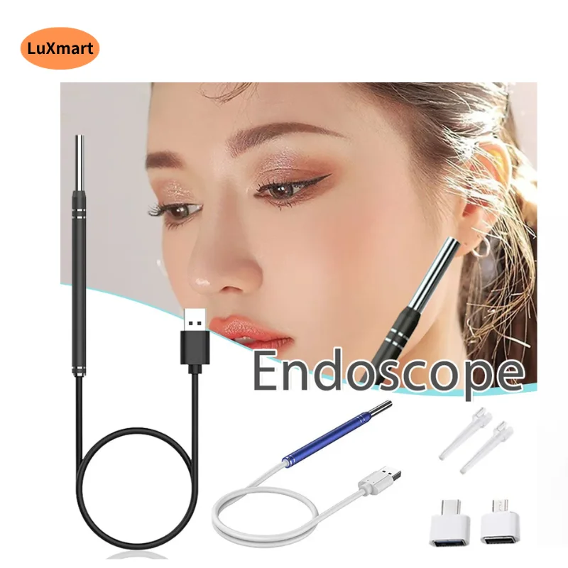 5.5mm USB Visual Ear Otoscope 480P Ear Health Care Cleaning Endoscope Camera for Android Type C Smartphone PC 1