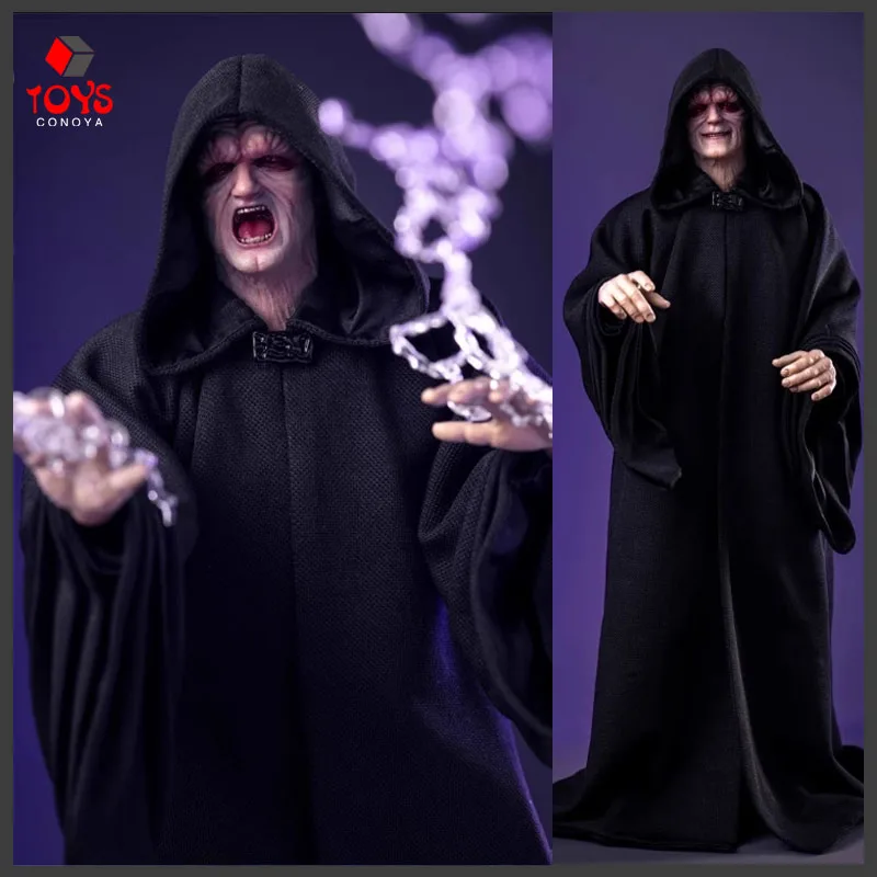 

Yantoys JR06 1/6 Scale Collectible Figure Universal Emperor Star Wars Black Sith Emperor 12Inch Men Soldier Action Figure Body