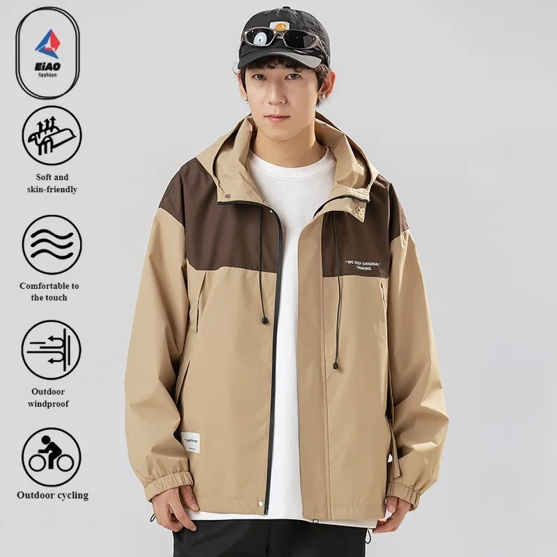 Mountain Waterproof Windproof Jacket 2025 Outdoor Hiking Camping 3Layer Breathable Tech Shell Coat Lightweight Trekking Gear