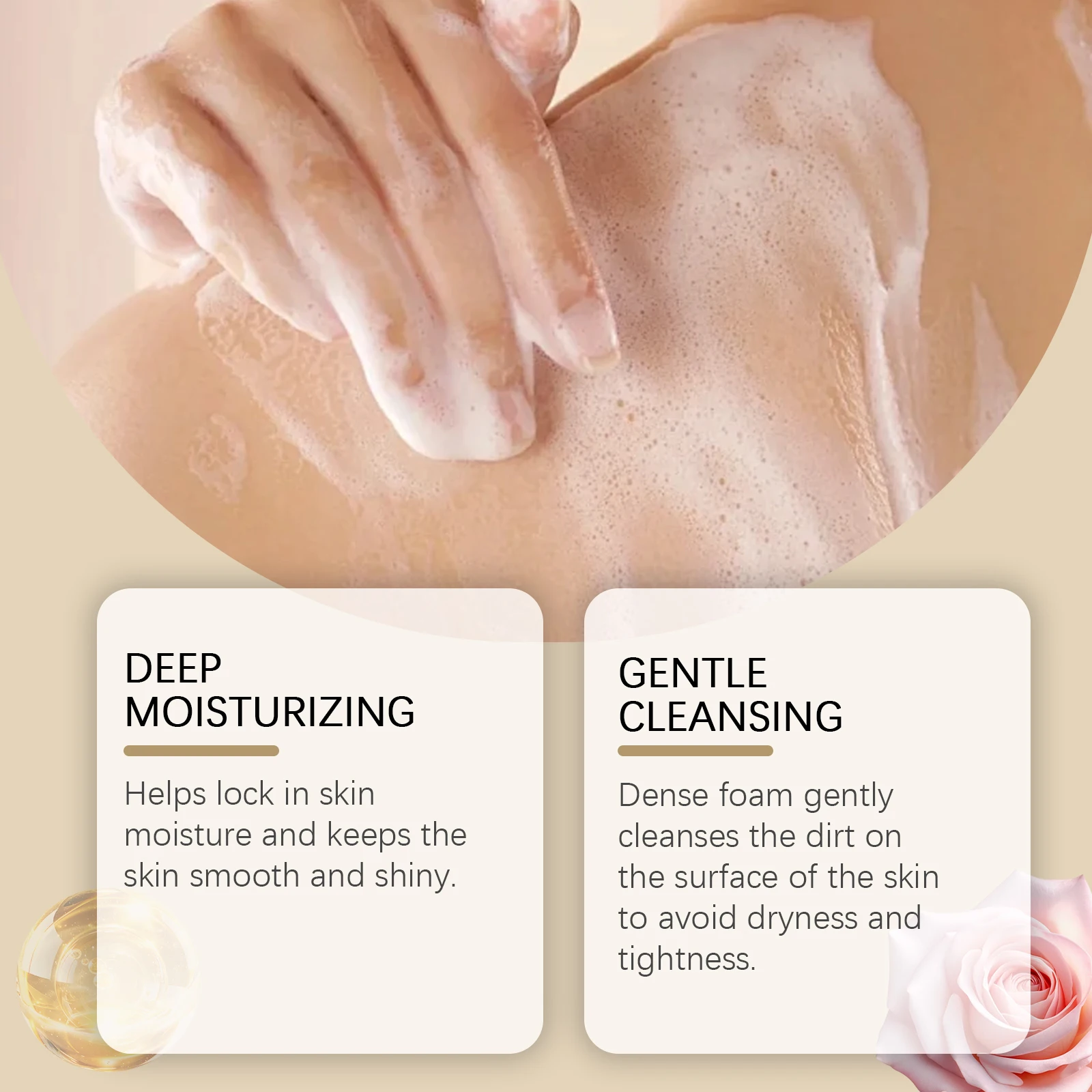Collagen Body Wash Moisturizing Deep Cleansing Shower Gel Long Lasting Fragrance Body Exfoliator Skin Brightening Bath Products