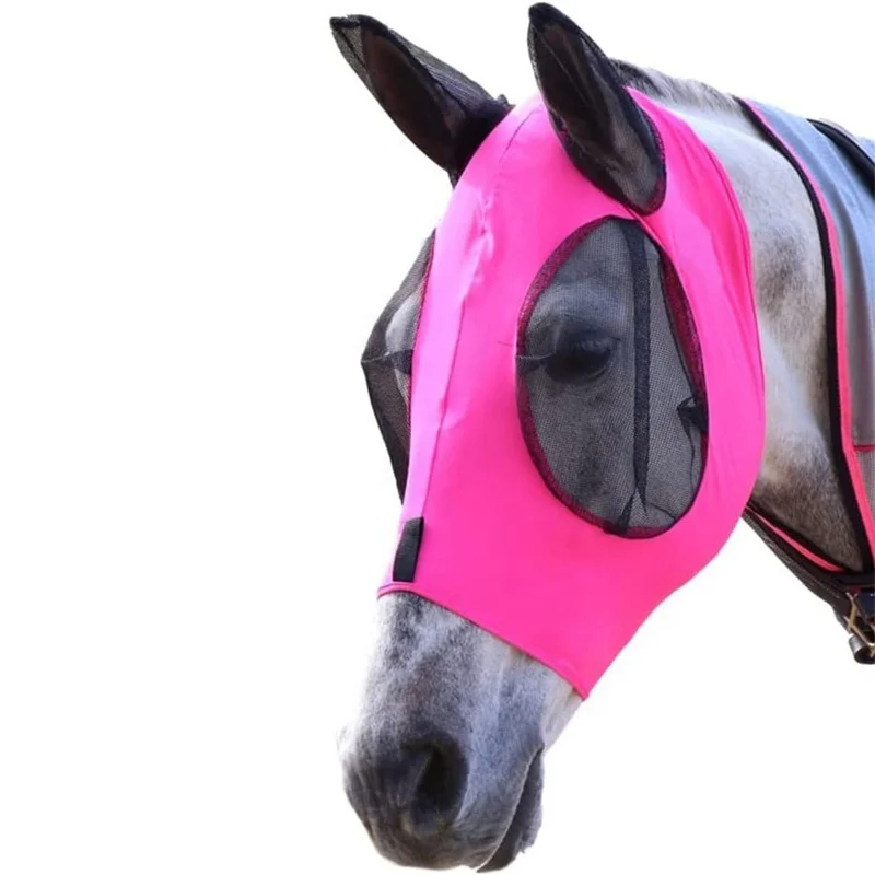 Factory New Products Anti-sunlight Anti-mosquito Breathable Equestrian Products Horse Face Mask