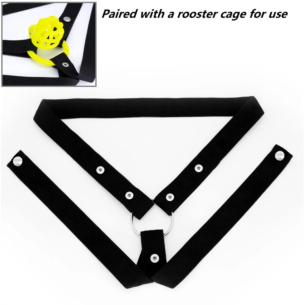 Sex Toys New Male Chastity Device Elastic Band Accessories Cock Cage Auxiliary Belt Adjustable Rope Penis Rings
