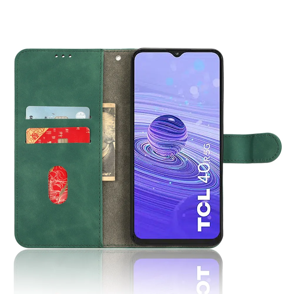 Premium Flip Leather Wallet Case with Magnetic Closure