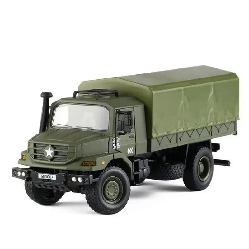 

Best Selling 1:36 Military Transport Truck Alloy Model,simulation Metal Die-casting Sliding Collection Car Model,