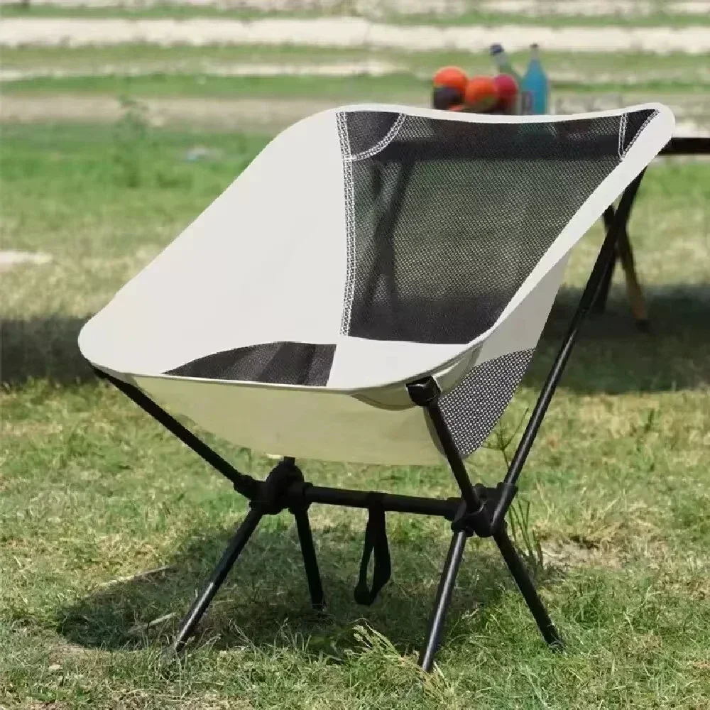 Folding Chair Folding Stool Camping Chairs Outdoor Portable Folding Beach Stool Lightweight Picnic With Storage Bag Detachable Alloy Fishing Backrest Chair