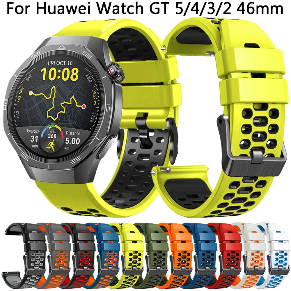 Premium 22mm Silicone Watch Strap - Versatile and Durable Bracelet Watchband