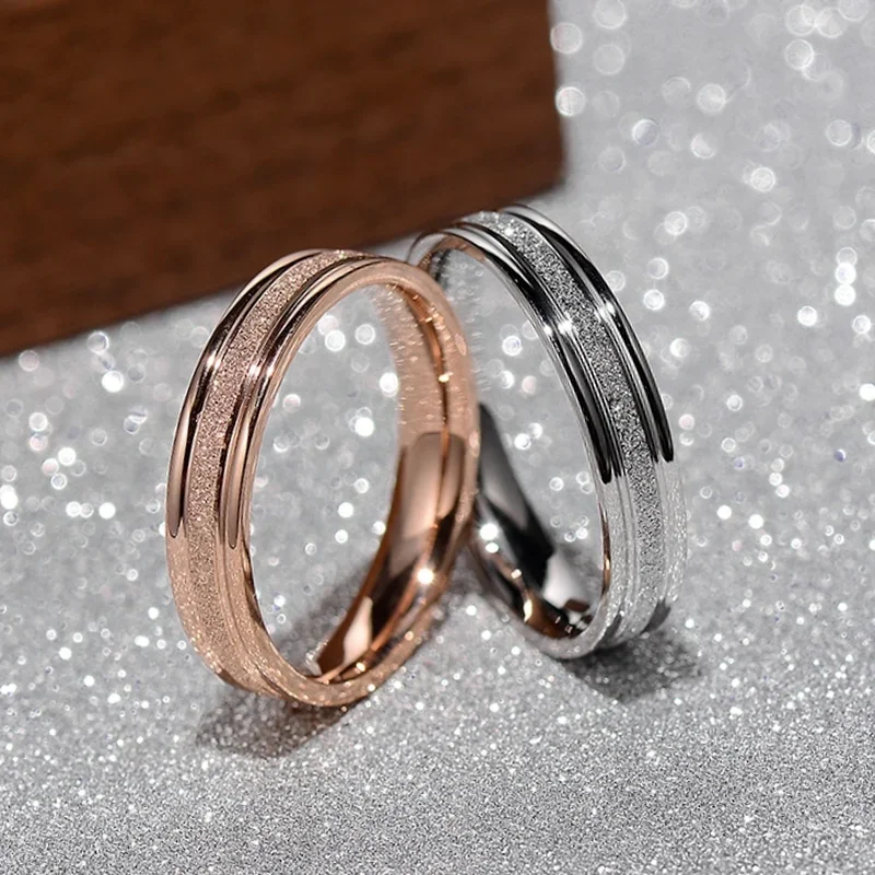 Gold Rings Stainless Steel Rings Finger Rings Metal Rings Fashion Rings Fashion Ring Rose Gold Stainless Steel Ring for Women 6mm Wide