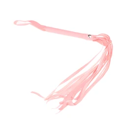 Deluxe PU Leather Performance Riding Crop and Party Flogger (Pink)