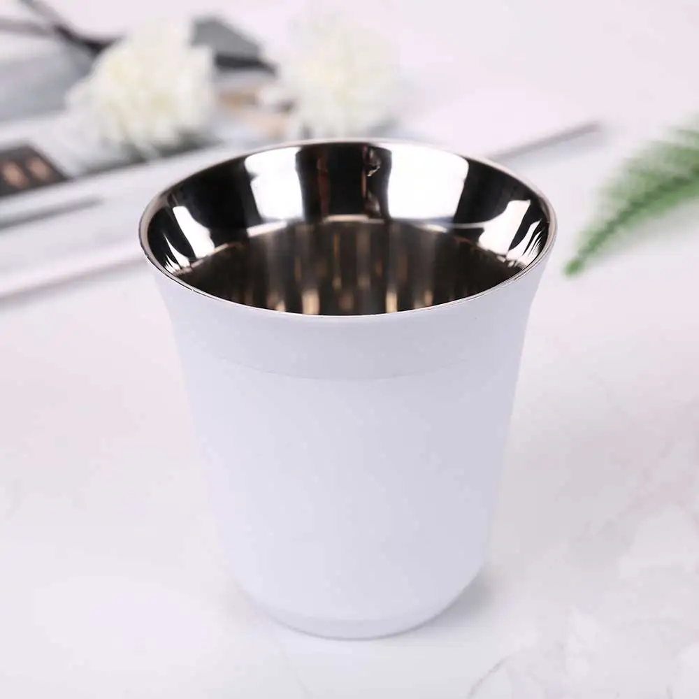 Insulated Double-Wall Stainless Steel Espresso Mug, 160ML – Textured Finish for Coffee, Milk, Water, and More