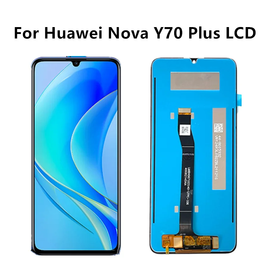 

6.75'' For Huawei Nova Y70 Plus / Y70 MGA-LX9 LCD Display Touch Screen Digitizer Panel Assembly With Frame
