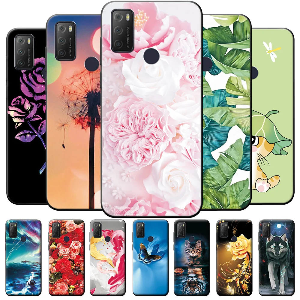 Per Alcatel 1S 2021 Custodia Morbida In Silicone Trasparente Tpu Fashion Phone Case Per Alcatel 1Se 2020 Cover Per Alcatel 1S 2021 1Se 2020 Case