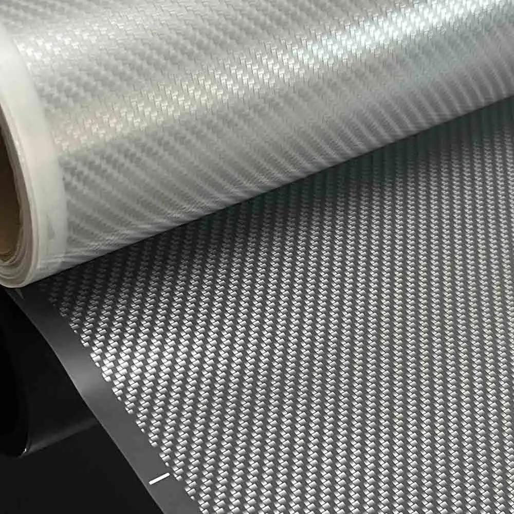 Length of 20 meters Water Transfer Printing Film Width 50cm  silvery Carbon Fiber Pattern Hdrographic film Hydro Dip