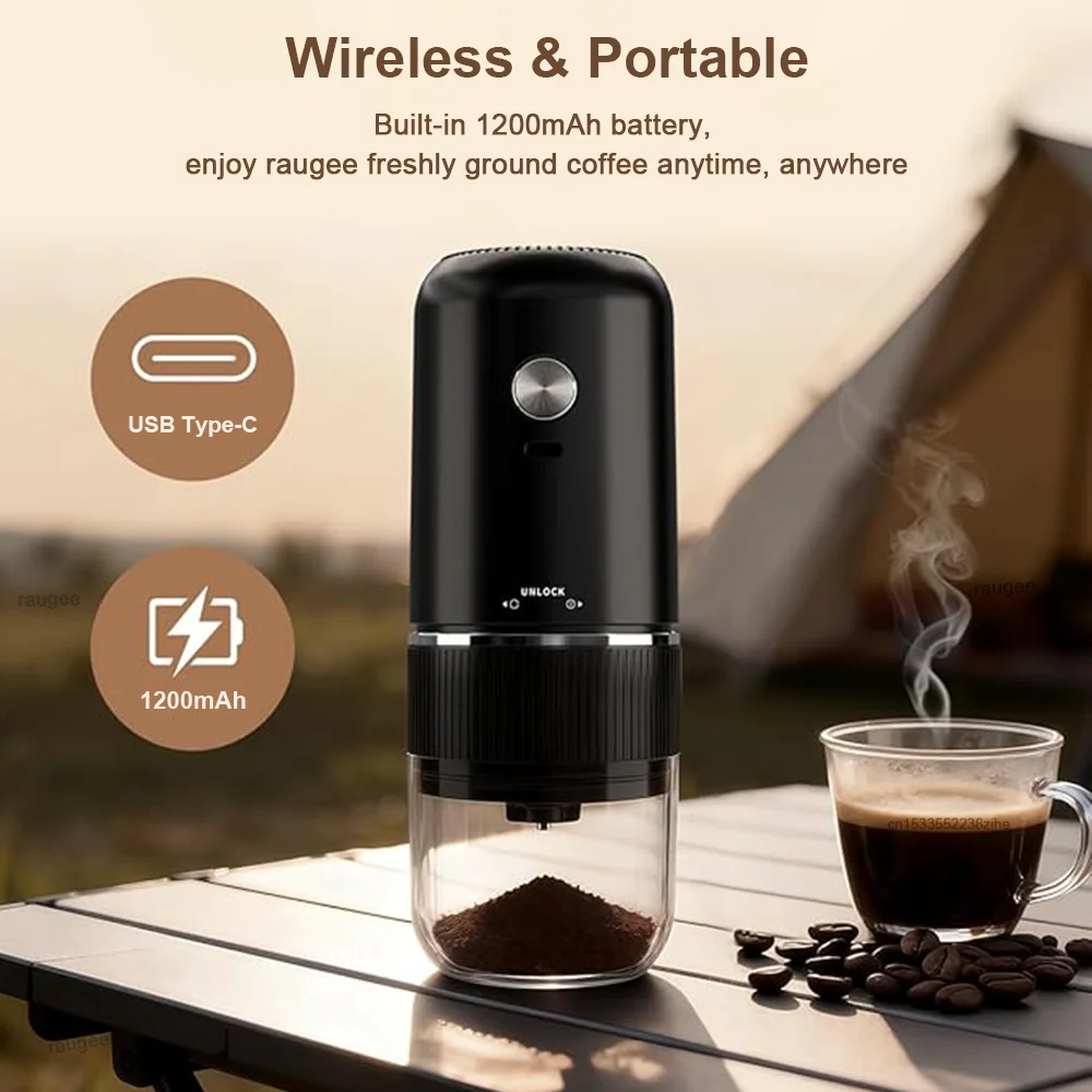 مطحنة قهوة كهربائية احترافية USB