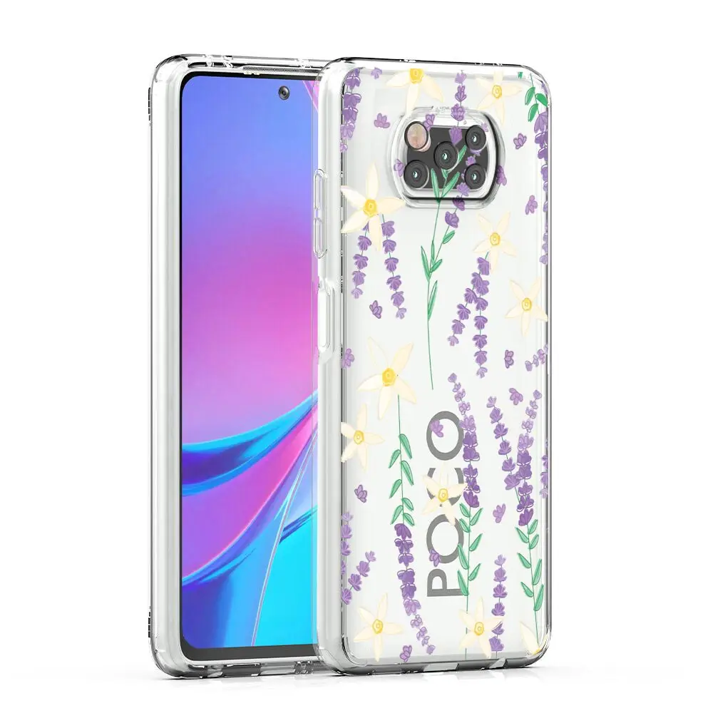 Sunflower Lavender Purple Floral Phone Case Cover