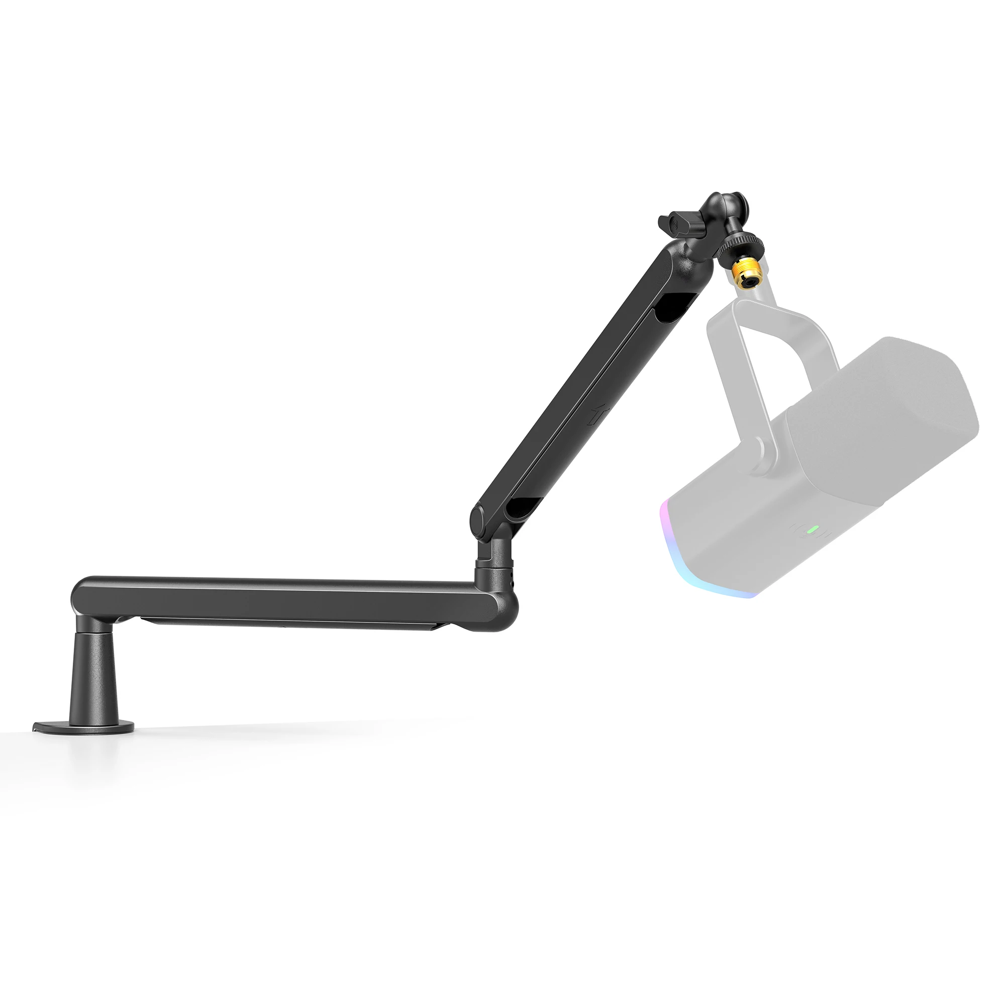 Suporte de Microfone de Baixo Perfil Ajustável Fifine Suspensão Boom Gerenciamento de Cabos Suporte de Mesa Amplificador K688 Am8-bm88