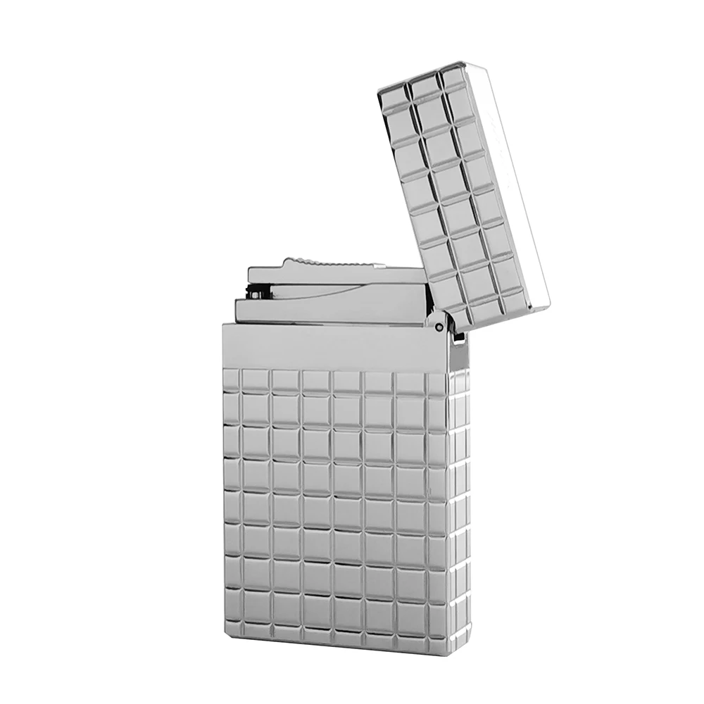 JTD Dunant Lighters Original Lattice Engraved Bright Sound Gas Butane Fashionable Cigar Gadgets Birthday Gift for Father