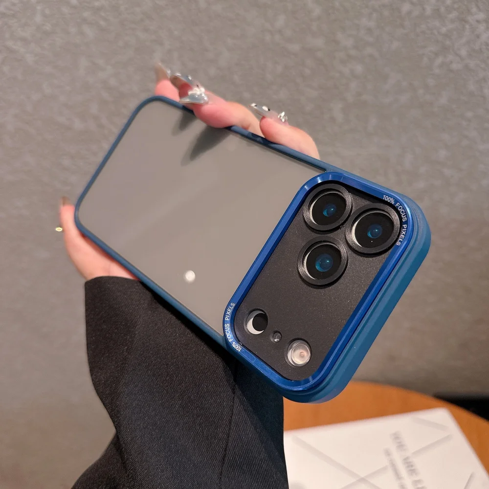 Premium Crystal Clear Shockproof Acrylic Case with Lens Protection