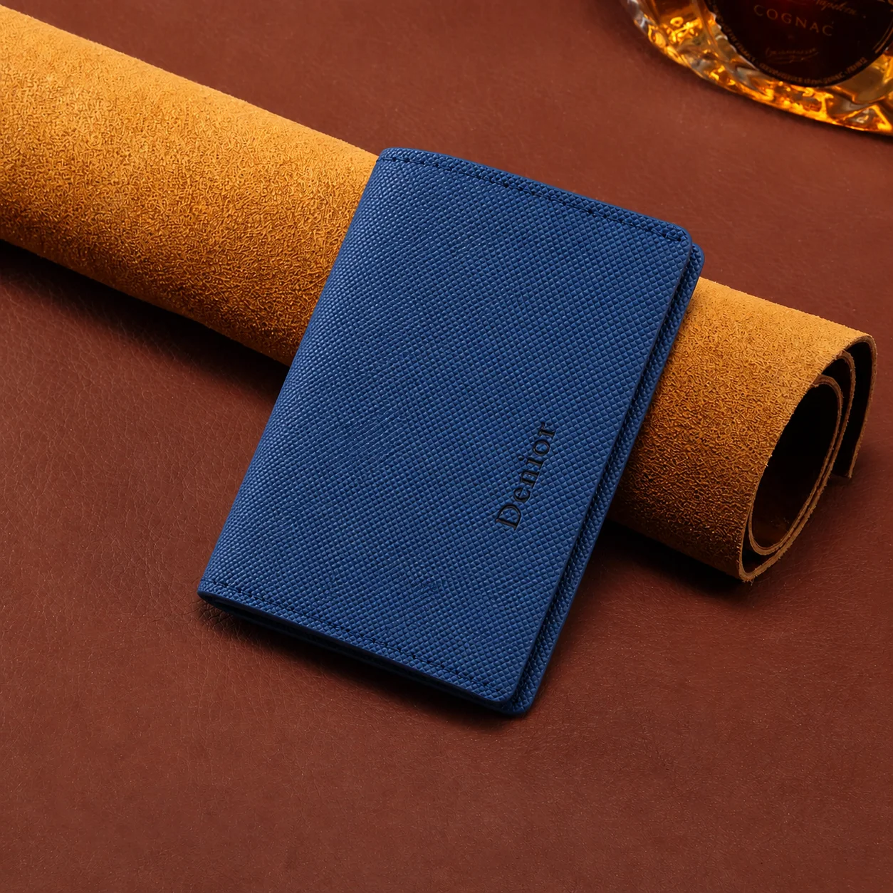 Leather Magnetic Phone Wallet with Card Holder