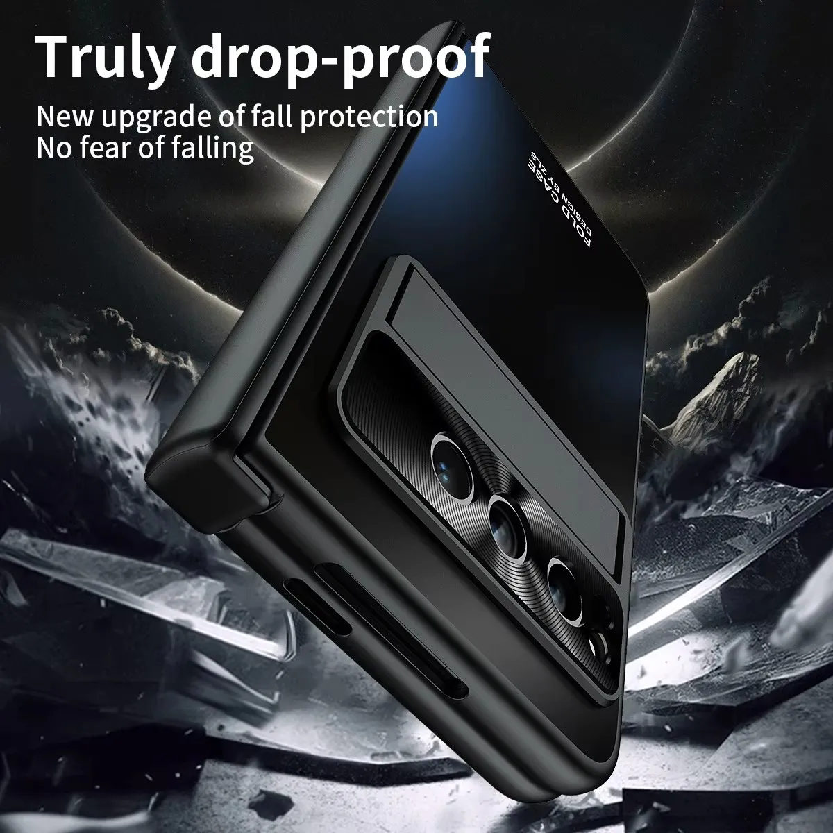 Luxury Business Phone Case with Pen Stylus Slot and Stand Holder