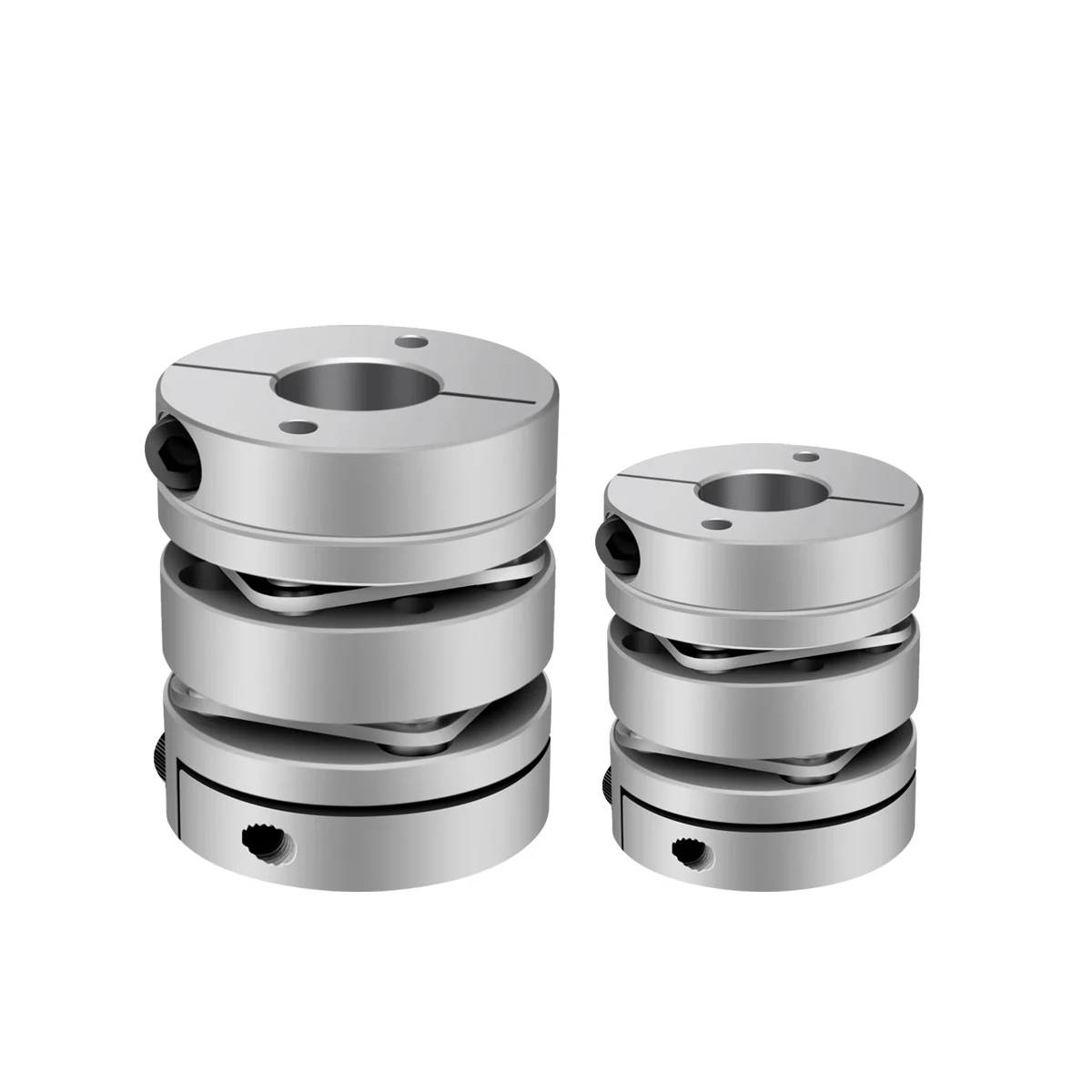 Aluminum alloy D26L35 double diaphragm coupling elastic connector D26mm L35mm ball screw step servo motor encoder computer