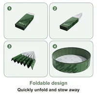 Piscine à balles pliable grande taille, piscine pour animaux de compagnie, pour l'intérieur et l'extérieur, espace de jeu portable pour la maison ou les fêtes 5