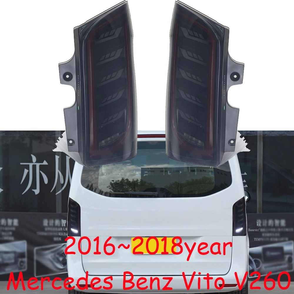 

Автомобильный бампер, задний фонарь для Mercedes benz, задний фонарь, задний фонарь V250 V260 2016 ~ 2018 лет, автомобильные аксессуары, задний фонарь Vito