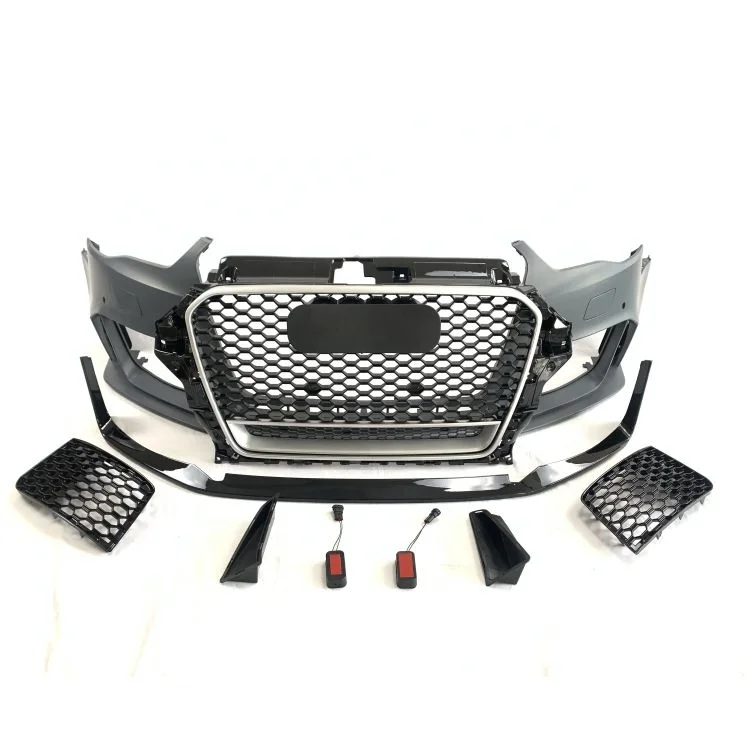 Kit Carrozzeria Stile Rs3 Per Parti Tuning Audis A3 S3 8V Paraurti Anteriore Con Griglia Per Audis A3 S3 Rs3 8V Bodykit 2014 2015 2016
