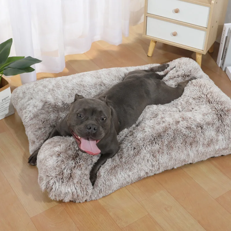 Plush Dog Bed Mat Cat Beds for Medium Large Dogs Removable for Cleaning  Puppy Cushion Super Soft Claming Dog Beds Pet Bed - AliExpress