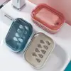 Portable Soap Box Creative Drain Dripping Soap Container Nordic Holder Style Bathroom Supplies Candy Color Accessories Soap Rack 1