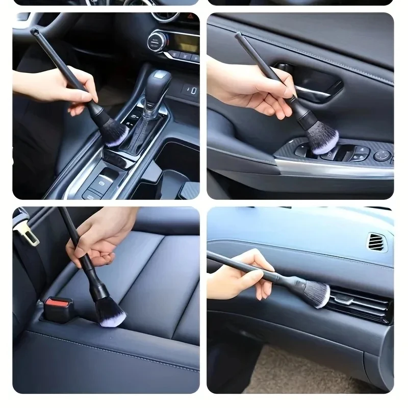 1pcs Car Interior Detailing Brush Soft Bristle Cleaning Brush Motorcycle CarCleaning Tool Auto Detail Dash Duster Brush BEST SELLERS