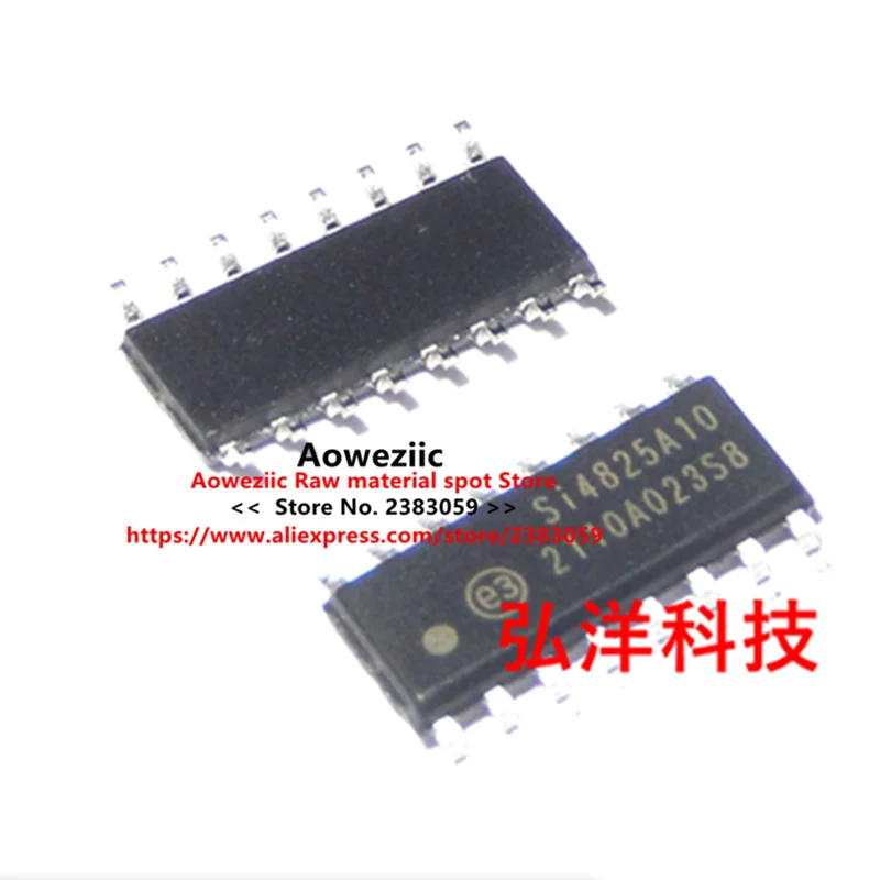 

Aoweziic 2021 + 100 новая Оригинальная фотография телефон SI4825A10 SOP-16 Радио чип приемника с полным диапазоном
