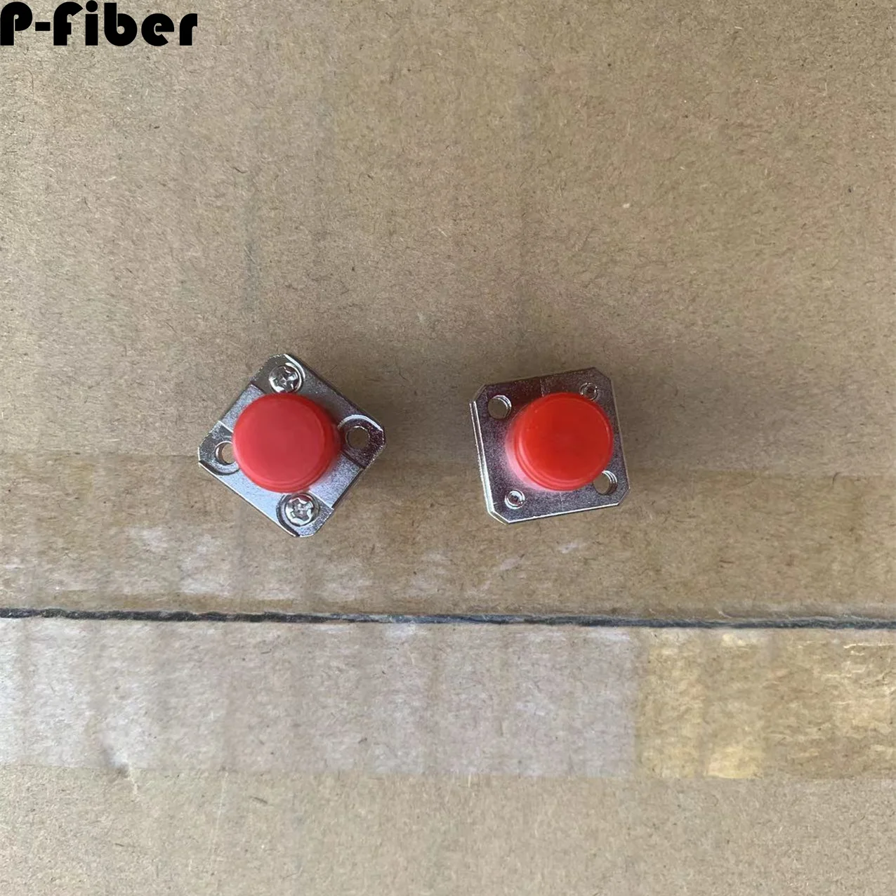 5pcs FC 어댑터 광장 유형 분할 광섬유 커넥터 FC/UPC ftth 커플러 두 바디 용접 SM MM 고품질 P-FIBER