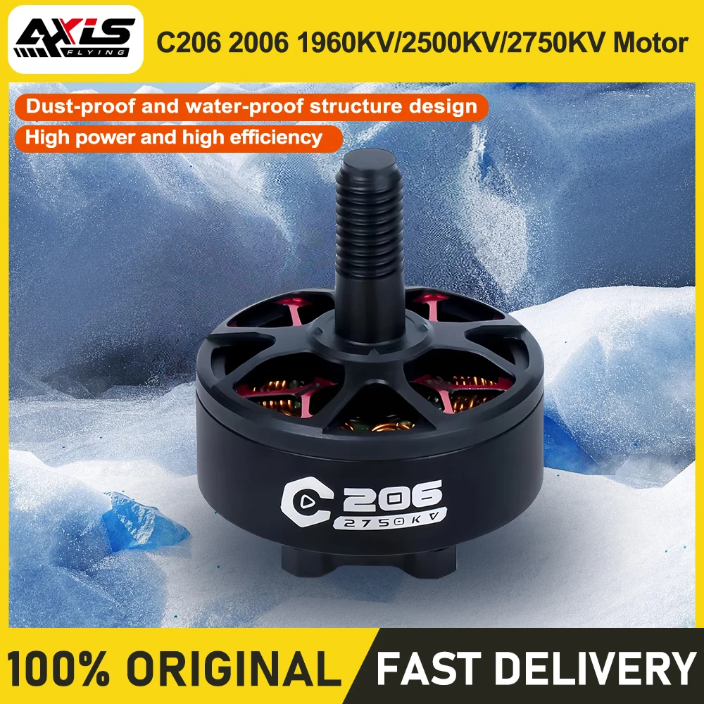 Axisflying C206 Brushless Motor 2750KV rc parts 4S for 3.5inch FPV Drone / Cinewhoop / Cinematic / Freestyle electric juguete