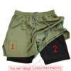 Customized Men's and Women's Sports Shorts Quick drying Double layered 2-in-1 Shorts Team Customized Exclusive Customization 5