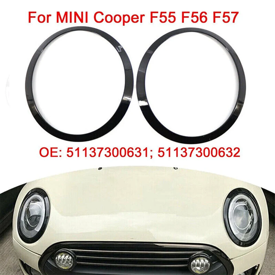 Kit Griglia Fanale Mini F55 F56 Kit Coperture Fari E Fanali Mini F55 ...