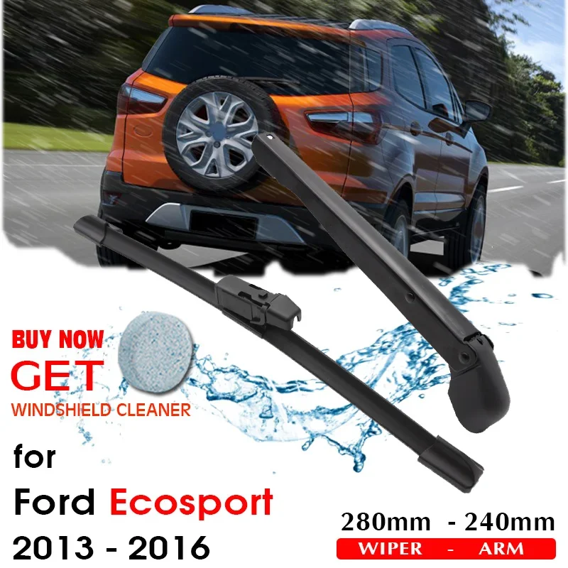 

BROSHOO Car Rear Wiper Blade Blades Back Windscreen Wiper Arm For Ford For Ecosport Hatchback (2013-2016) 280mm Auto Styling