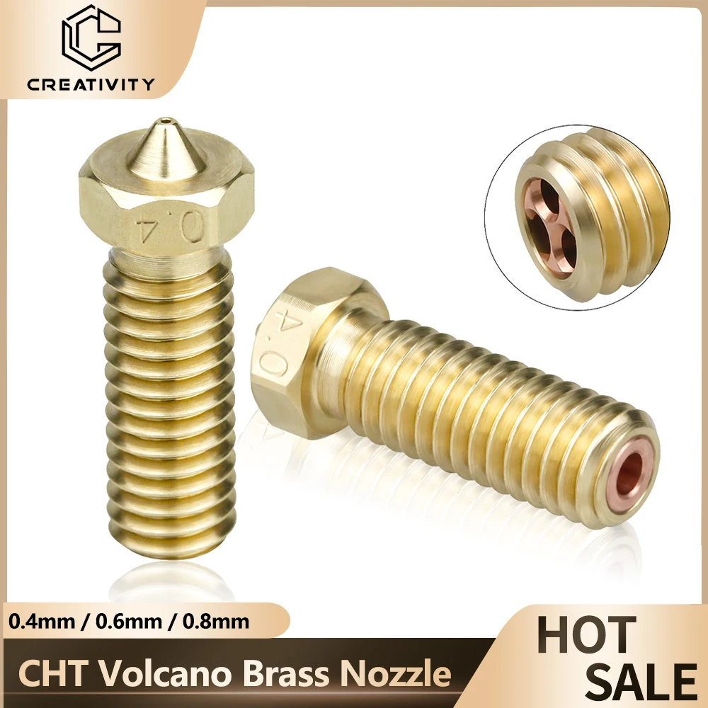 Brass Volcano Nozzle 1.75MM – Omni Rapid Prototyping