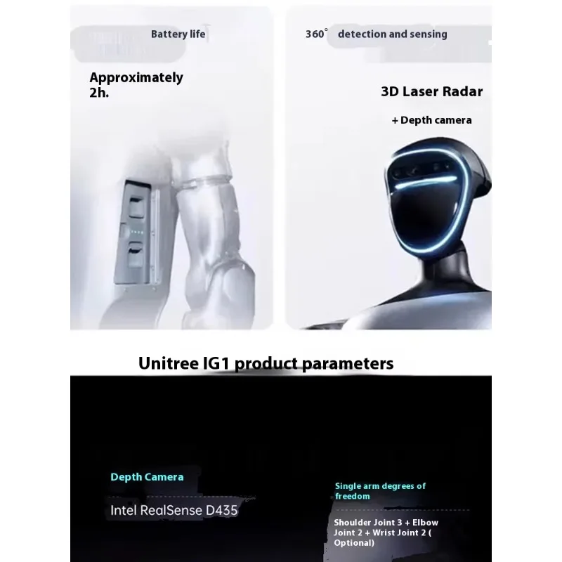 Robot Nuova unità metallica azionata Android con avatar umanoide open source - immagine 3