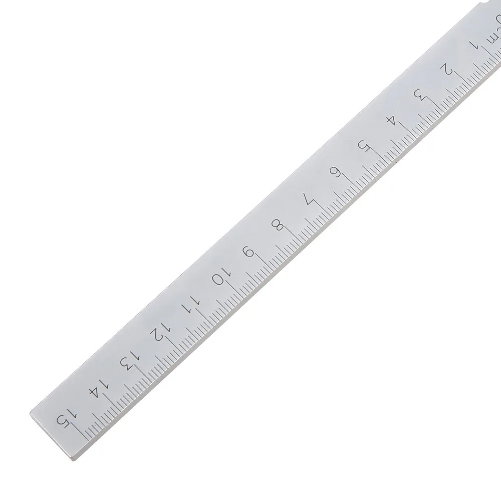 내구성이 뛰어난 탄소강 센터 앵글 게이지 150x130mm 45/90도 센터 마커 룰러 실버 앵글 센터 도구 마킹 레이아웃