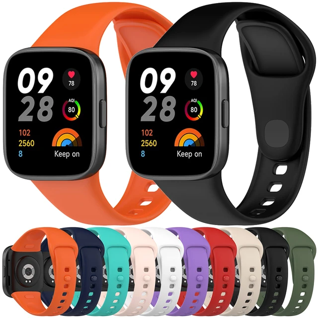 Comprar Correa de silicona para Xiaomi Mi Watch Lite pulsera Wtistband para  Redmi Watch 1 correa de reloj + funda protectora