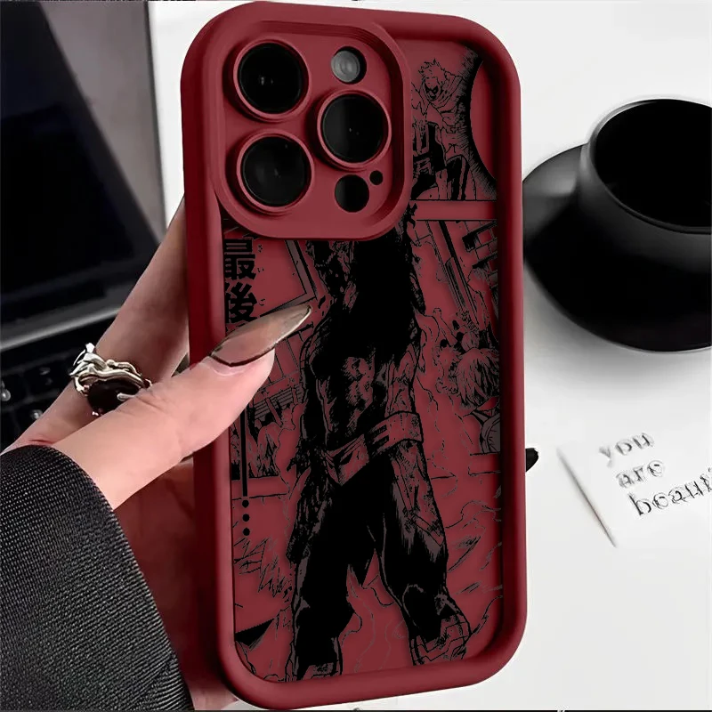 thumbnail image 1 of Cool My Heroes Academia Anime para iPhone 15 14 13 12 11 Pro Max XS Max X XR 7 8 Plus 6S Eye Ladder Phone Case, 1 of 5