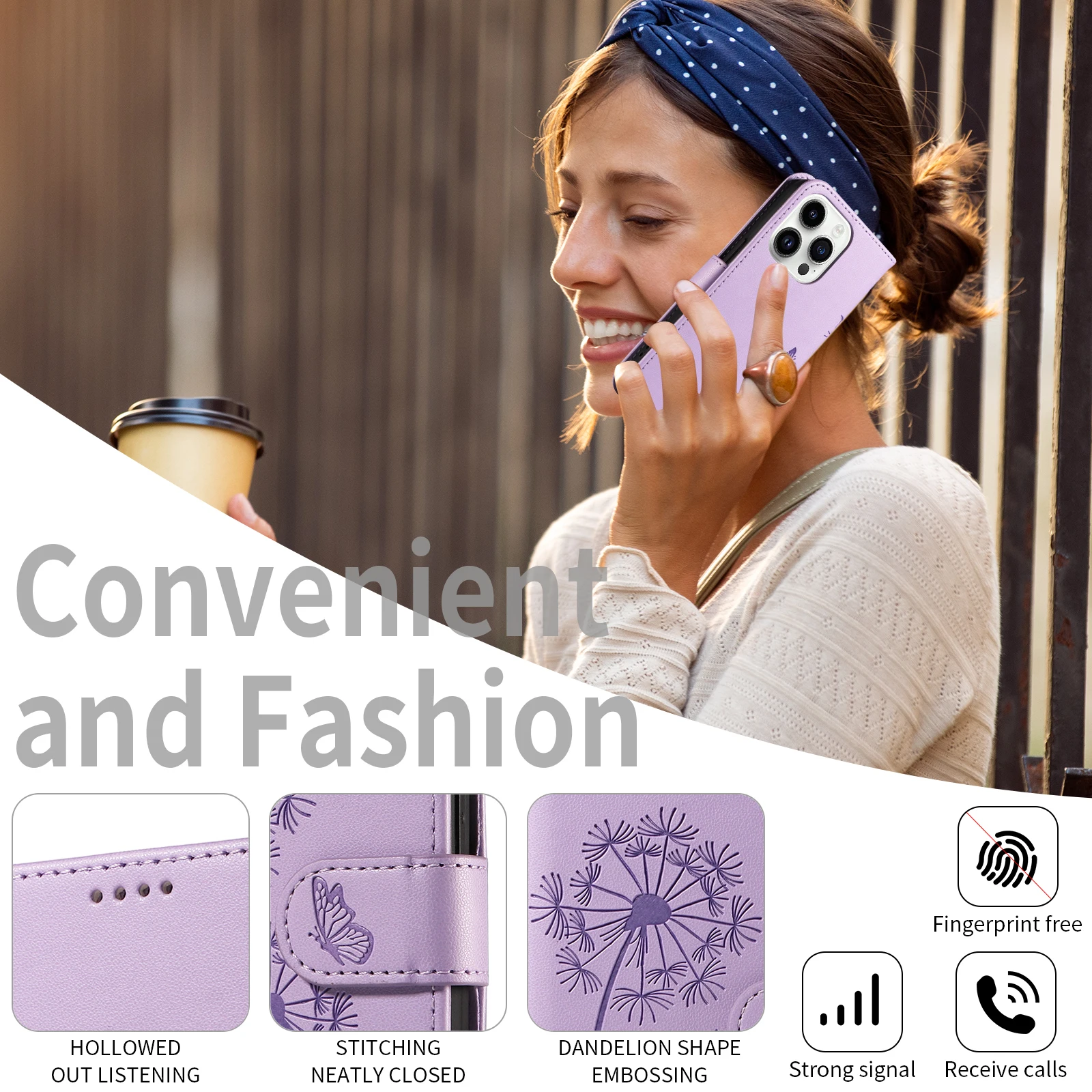 Luxurious Wallet Leather Phone Case