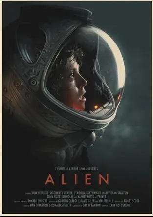 

Alien Movie Poster For Wall Stickers Home Interior Decoration Painting Wall Art