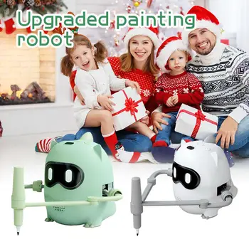 Robot da disegno educativo interattivo Robot da disegno aggiornato per bambini Puzzle Giocattolo per l'educazione precoce Robot per bambini Giocattoli intelligenti
