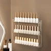 3 Layers Acrylic Nail Polish Display Rack Transparent Cosmetic Organizer Multi-layer Simple Mounting Rack Stand Holder 1