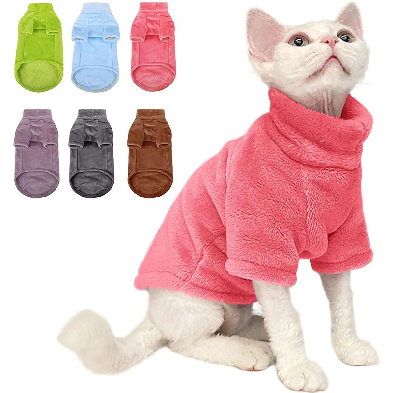 Pet Clothes Sphynx Cat Sweater Coat